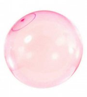 Nafukovateľná Bubble Ball lopta Ružová