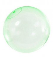 Nafukovateľná Bubble Ball lopta zelená