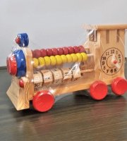 Rozvojová drevená hračka - vláčik