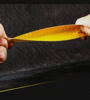  Kolesárska samolepiaca reflexná páka (3m) - farba: oranžová
